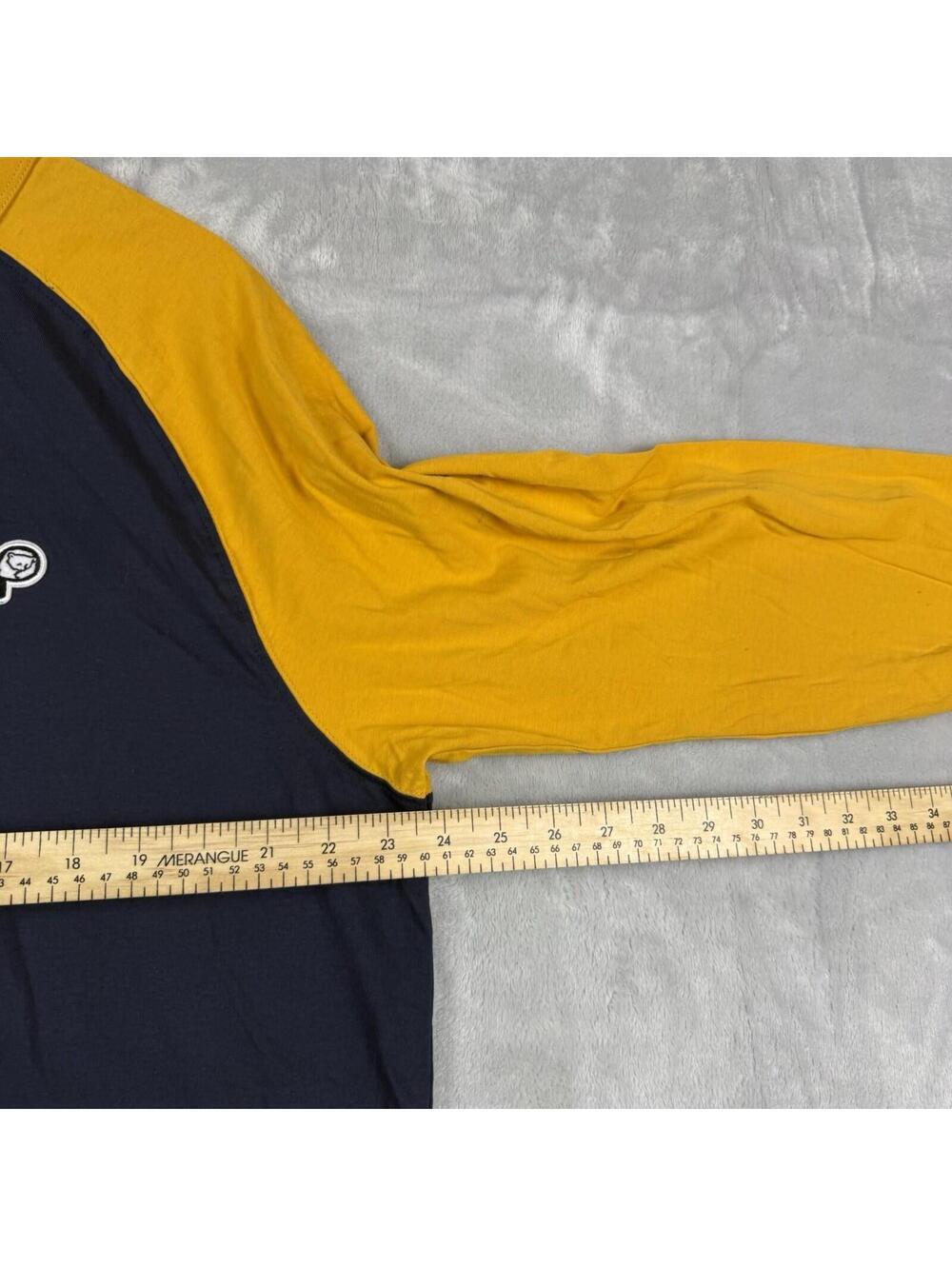 NWT Penfield Raglan Long Sleeve Tee Navy Yellow Men XXL Outdoor Casual gorpcore - Picture 6 of 10